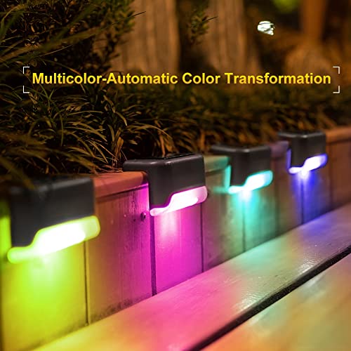 XhuangTech Solar Deck Lights Outdoor 12 Pack - Image 4