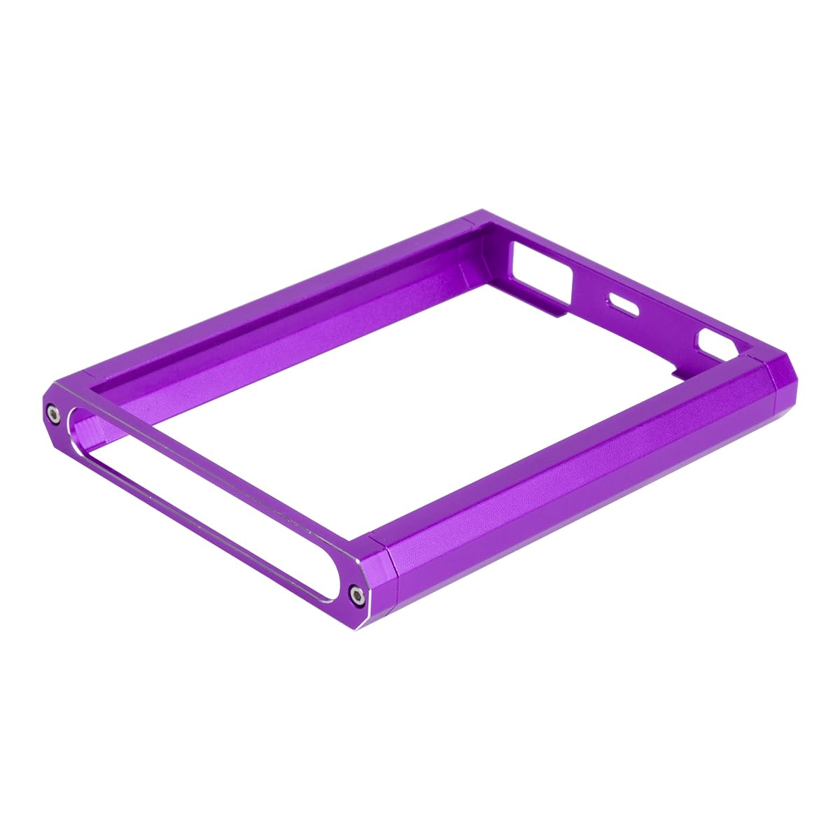 RC Transmitter Upper Lower Bracket,Metal Protector Frame,Transmitter Protector Battery Base Armor for Flysky Noble Lite NB4/NB4 PRO Remote Control Upgrade Parts(Lower Bracket Purple)