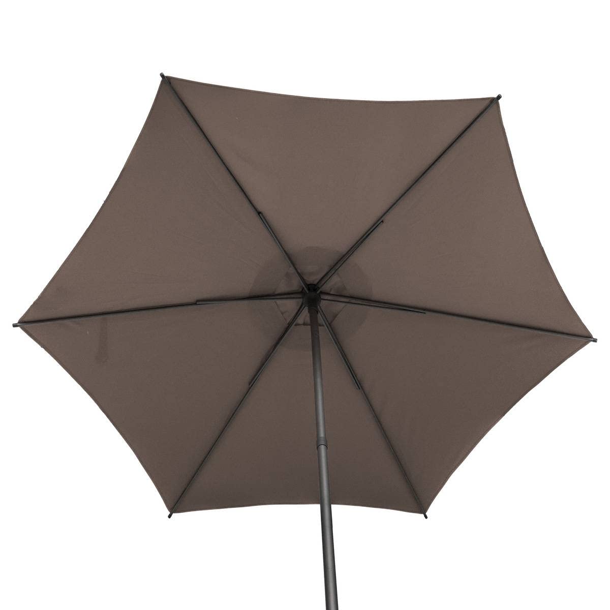Hesperid parasol SOYA okrągły - Szarobrązowy, Szarobrązowy, Design
