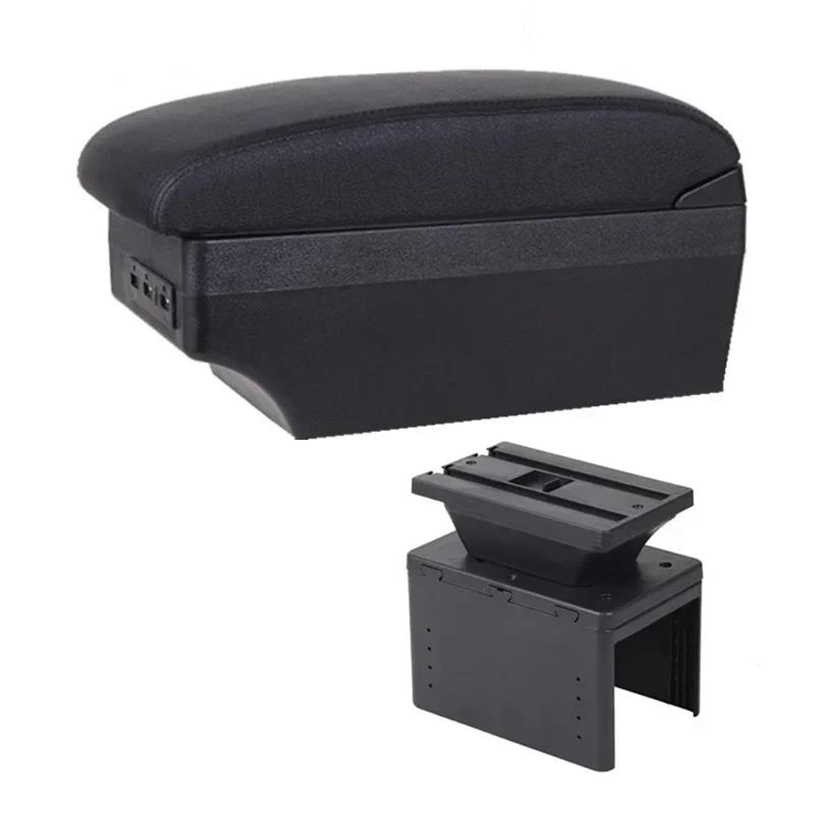 Dtsgcx E1 Black Line For Hyundai I20 2021-2024 Car Armrest Interior Modification Center Storage Box Retrofit Parts(E1 Black Line)