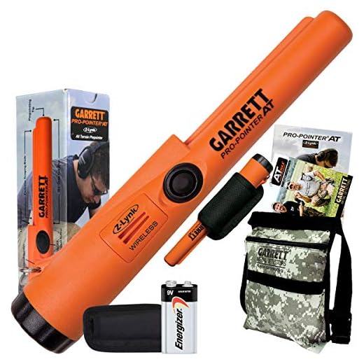 Garrett Pro Pointer at Z-LYNK Waterproof Pinpointer with Camo Pouch