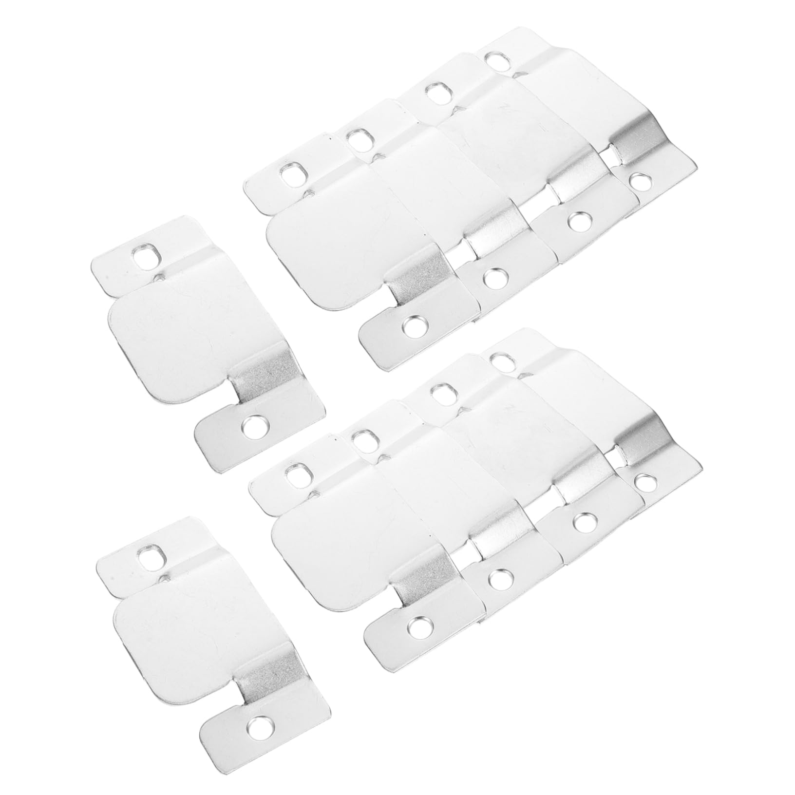 KONTONTY 10pcs Furniture Hardware Couch Furniture Connectors Hardware Metal Furniture Clips Sectional Sofa Connector Furniture Clips Sectional Connectors Sofa Connector Clips Iron Silver