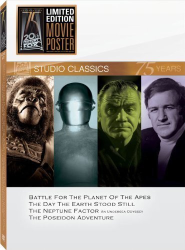 Classic Quad Set 18 (Battle for the Planet of the ApesThe Day The Earth Stood StillThe Neptune FactorThe Poseidon Adventure) by 20th Century Fox by