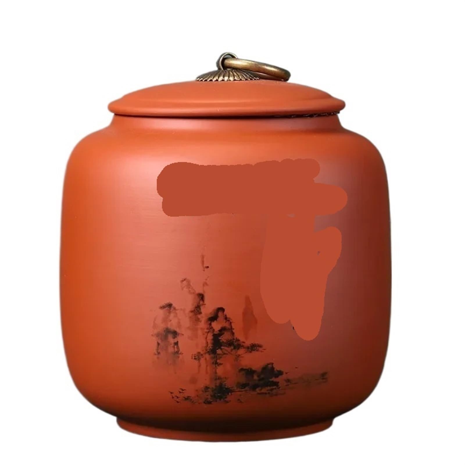 AYWTIUN tea storage jars Purple Clay Tea Caddy Nut Coffee Jars Spice Airtight Container Home Storage Cans Kitchen Accessories(D2)