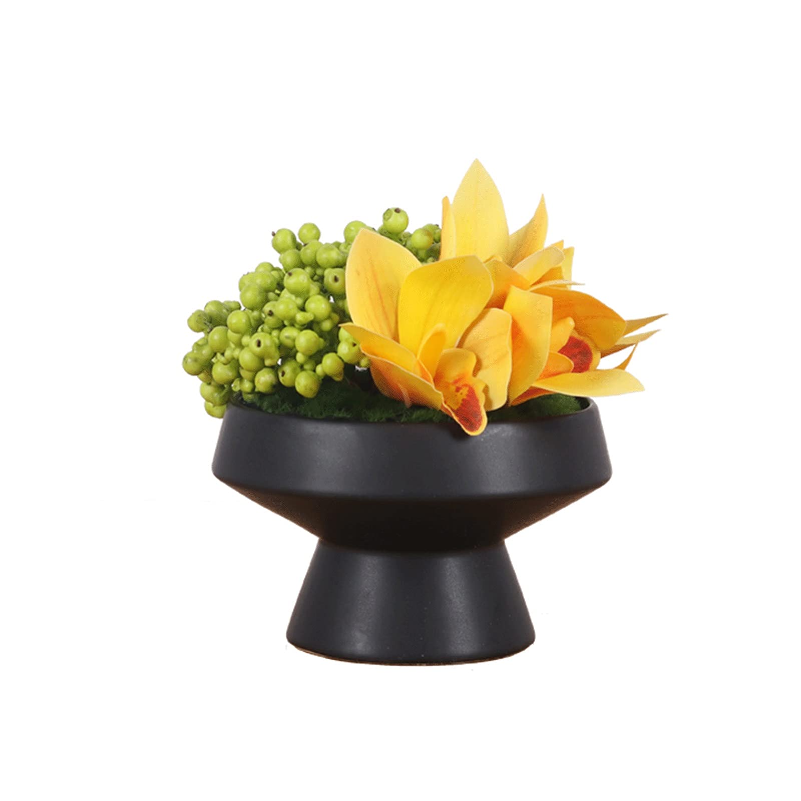 XDLEDMKIZ Artificial Flowers Indoor 7.87Inch Artificial Flowers,Fake Berry, Bouquet Decor,Silk Lily Realistic Flower Arrangements Wedding Decoration Table Centerpieces Ar