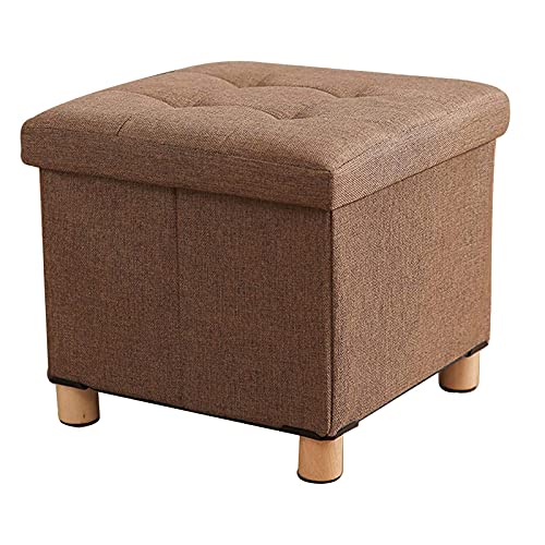 Ottoman en lin gain de place pour optimiser le rangement du salon - 2