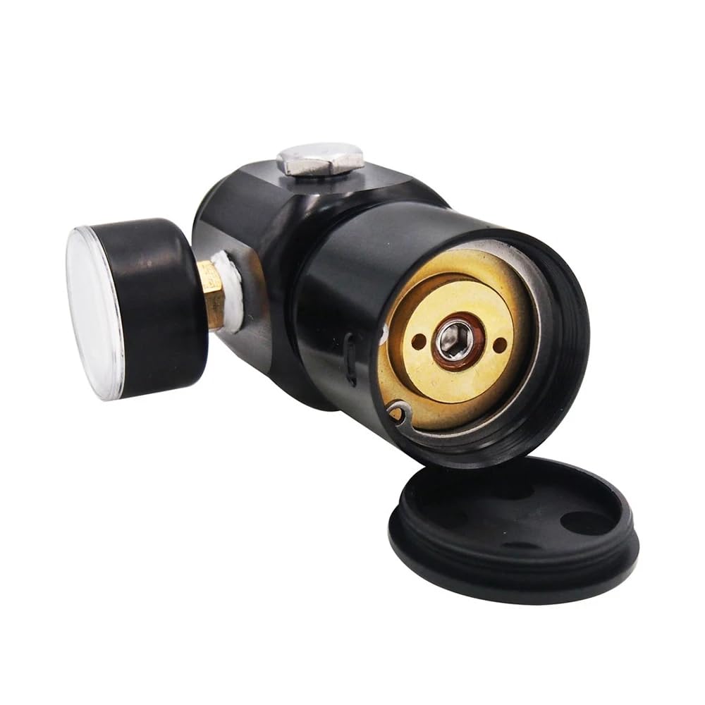 HPA Paintball Pressure Regulator with G1/2-14 Thread,Input 1500 PSI, Output 0-130 PSI, Suit for Pneumatic Air Tools