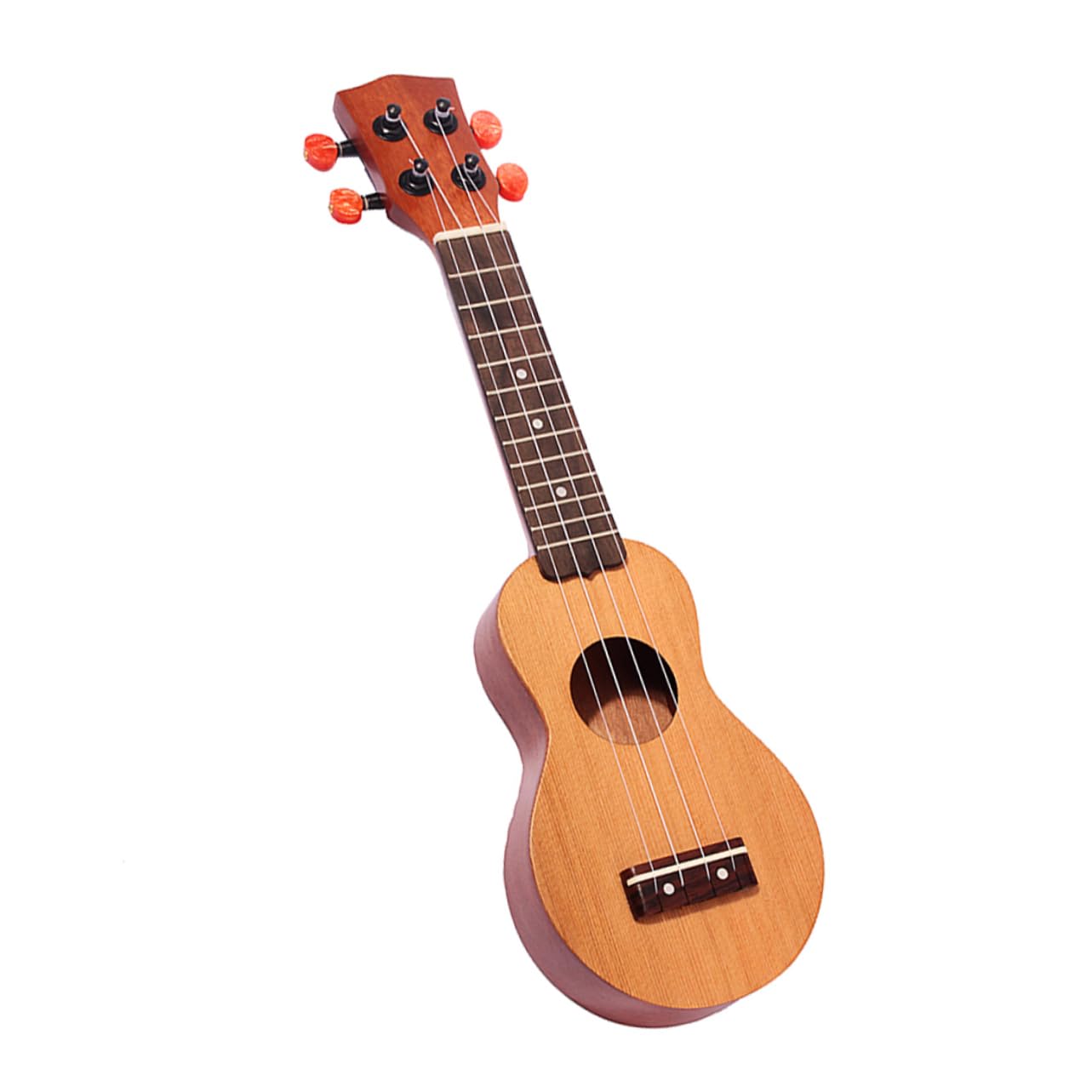 Kleiner Taschen Ukulele 4 Saiten Fichte Mahagoni Griffbrett Mit Schallloch Reise Sopran Ukulele Für Kinder Und Anfänger
