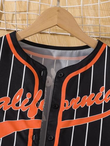 Image of Hilinker Girls Graphic 3 Piece Outfits Short Sleeve Striped Cardigan and Crop Cami with Shorts Set