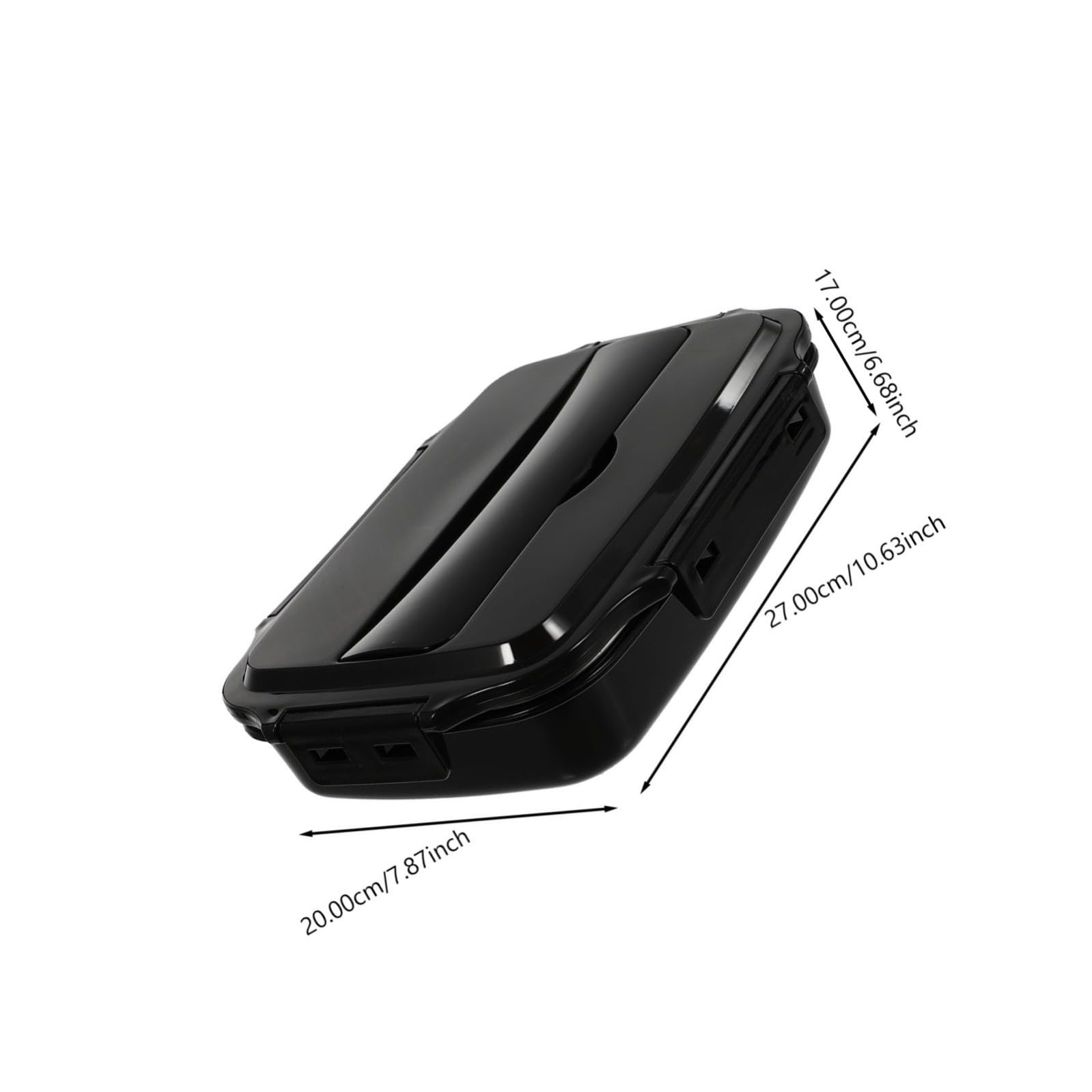 Lunch Box in Acciaio Inossidabile 1 Pezzo Nero Scomparti