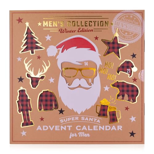 Calendrier de l'Avent pour Homme Accentra avec 24 Soins