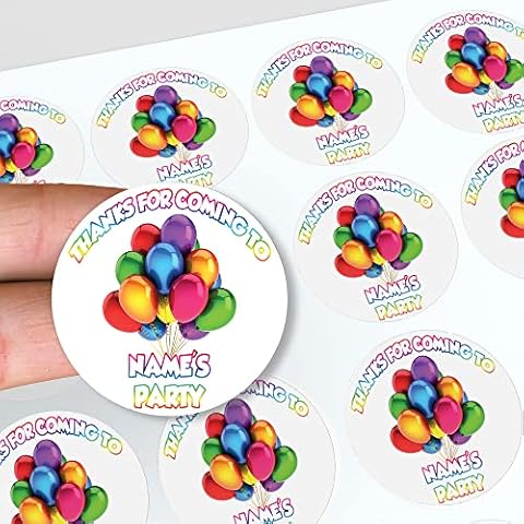 Personalised Balloon Stickers for Kids' Parties Cover