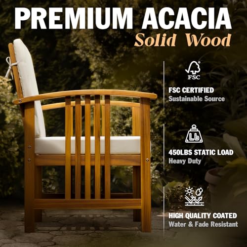IDZO-Wood-Club-Chairs-Set-2-with-End-Table IDZO Wood Club Chairs Set 2 with End Table