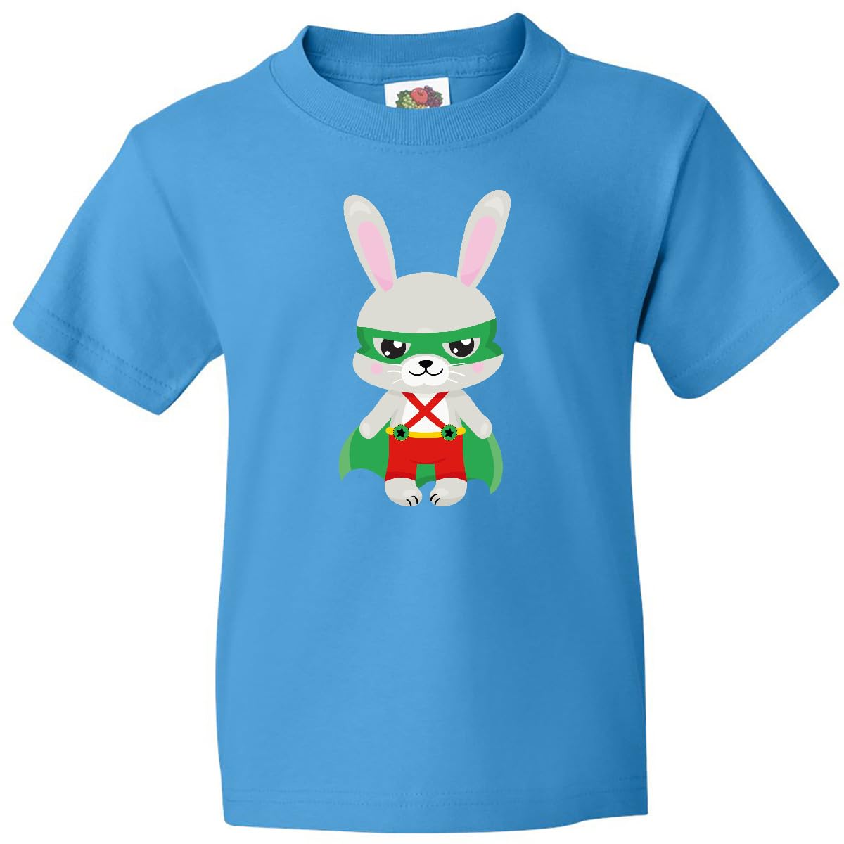 inktastic Superhero Bunny, Cute Bunny, Rabbit, Mask, Cape Youth T-Shirt