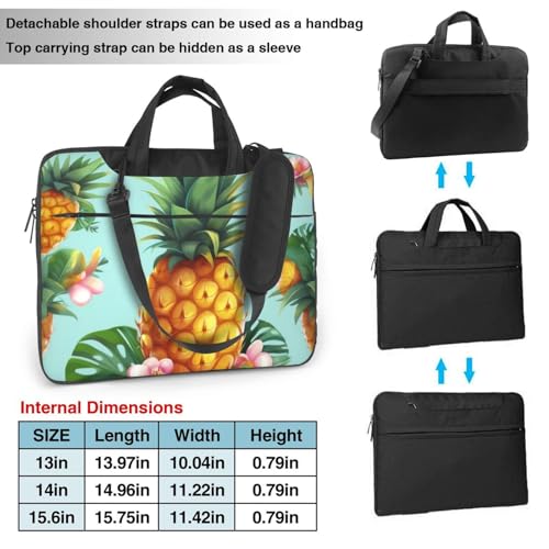 Bolsa para laptop Tropical Pineapple para 15.6 pulgadas miniatura 4