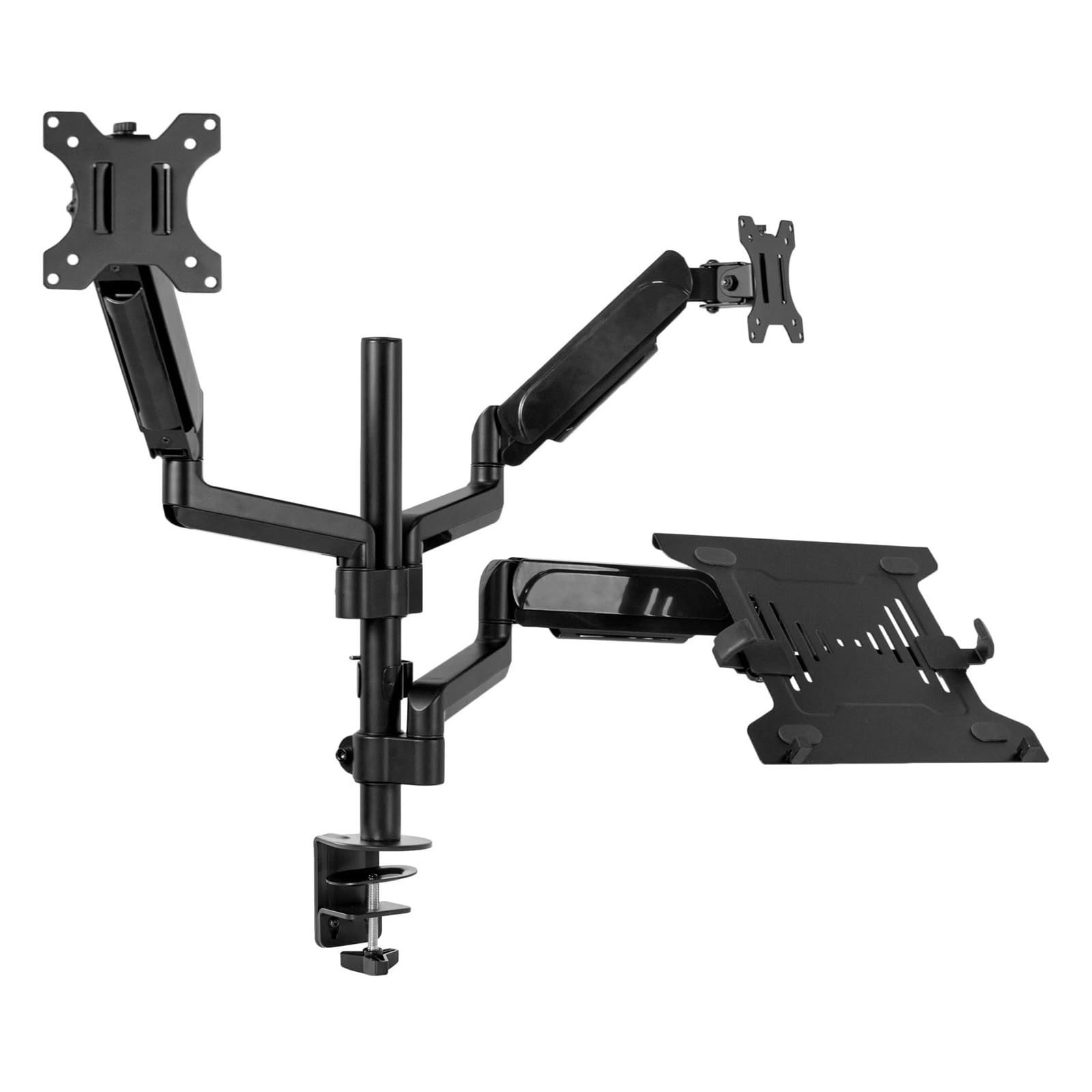 TKJfdTY Black Dual 17" To 32" Monitor And Stand Desk Stand -