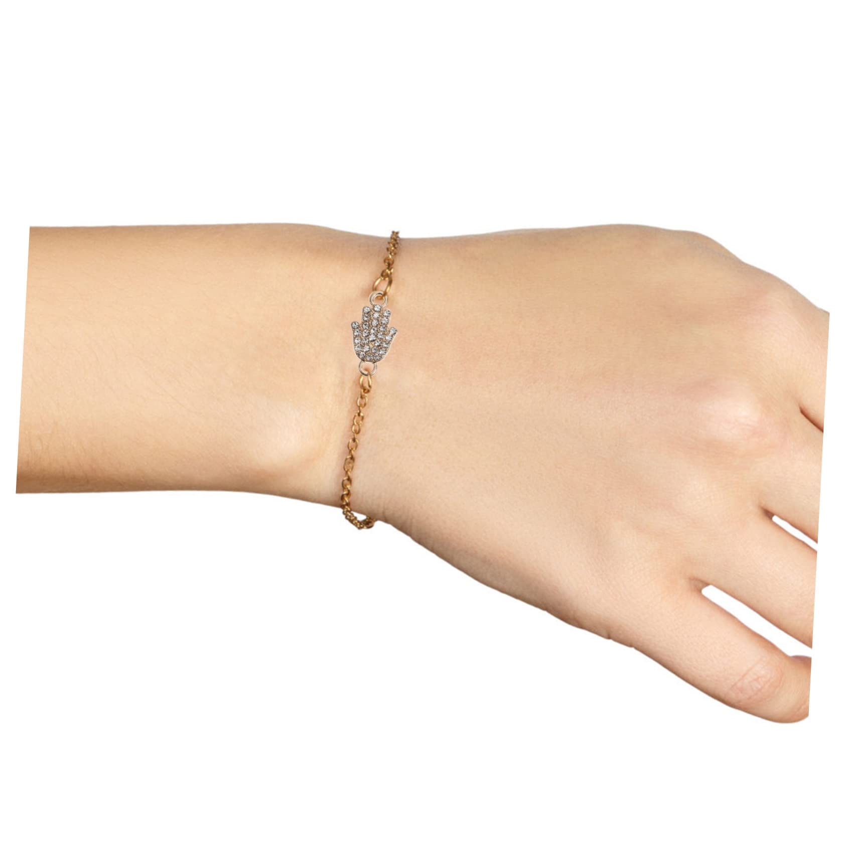 SHINEOFI 40 Pz Pendente Appeso Fascino Della Mano Fascini Fai Da Te A Mano Fascini A Forma Di Mano Connettore Di Collegamento Artigianato Fascino Appeso Fascini Della Mano Connettore Di