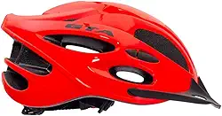 Capacete Ciclismo Inmold Start Com Led Para Bicicleta - Vermelho (Médio 54-58 CM)