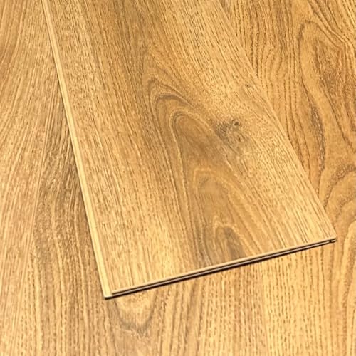 8mm Laminate Flooring Summer Oak - Warm Natural Oak Plank Effect - Luxury Quality - Click Installation - Sold Per 2.131m2 Pack