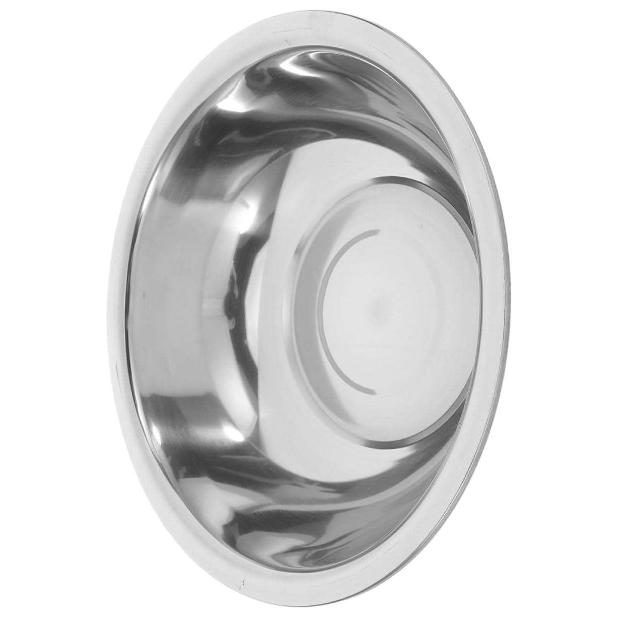 Fußbad Eimer aus Edelstahl Geräumig und Leicht zu Reinigen 32cm Modernes und Minimalistisches Design als Fußbadebecken und Waschschüssel