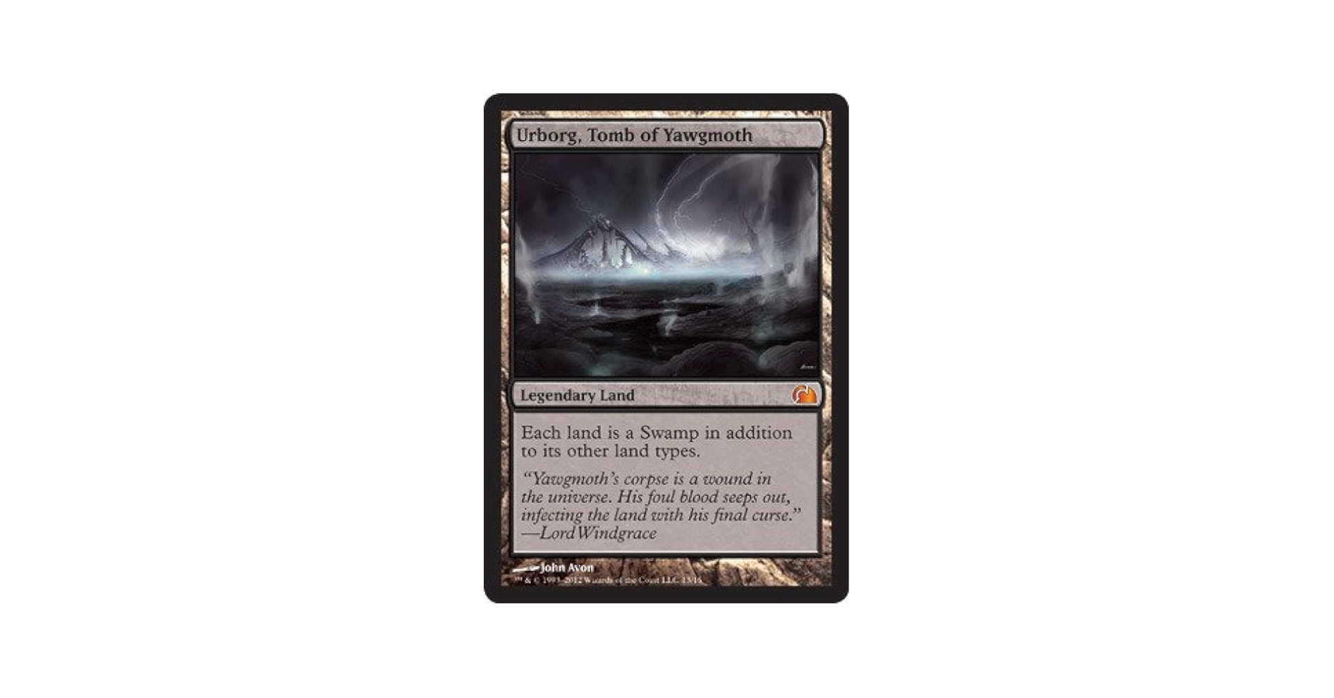 ヨーグモスの墳墓、アーボーグ　foil FtV:Realms Magic the Gathering From the Vault: Realms Single Urborg