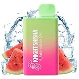 TBOC E-Zigarrete Pod Vape Stick Set [AUFLADBAR und EINWEG] Geschmack [WASSERMELONE] Zigaretten [OHNE NIKOTIN] Elektronische E-zigaretten [3500 PUFFS] Vaporizer mit Lanyard und Ladegerät [Wass Rec 1X]