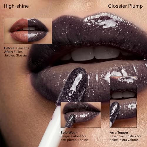 Image of FREED Talk Dirty Liar Lip Plumping Gloss (4g) | Bubblegum Shimmer Gloss with Chilli Plump | Hyaluronic Acid & Peptides | Medium Plumping, High Shine
