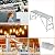 Scaffolding Home Improvement Scaffolding Equipment Multipurpose Work Platform Portable Folding Scaffold Tower Ladder Stool Work Bench, 150kg Load(180cm 5.9ft)