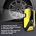 Sunvook Portable Air Compressor Tire Inflator 12V DC Auto Air Pump 150PSI with Emergency LED Light Air Tire Pump for Car, Bike Tires Motorcycle, balls and Other Inflatables
