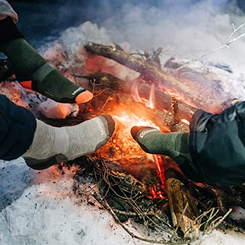 Image of USA Made - Micro Cushion Ski and Snowboard Socks - Over the Calf Socks - Merino Wool - Mountain Heritage