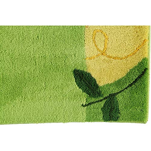Meusch Bath mat Idyll 70x120cm in Palm Green, Polyacrylic 70 x 120 x 2 cm