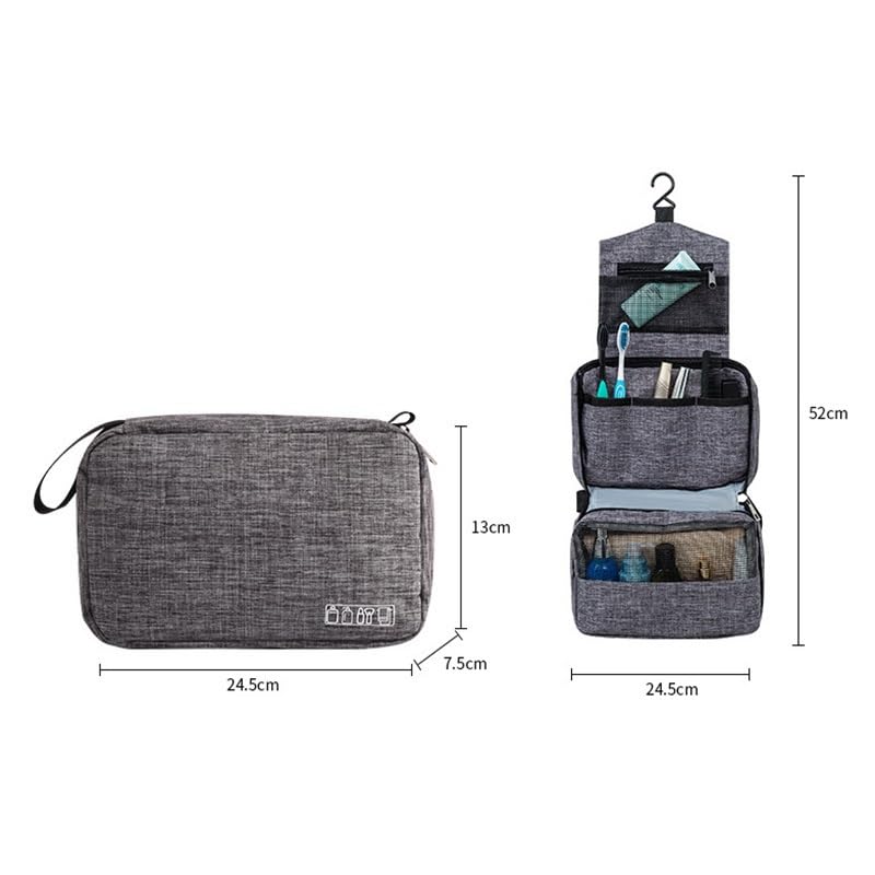 Borsa per Il Trucco da Uomo, da Viaggio, da Bagno, da Appendere, in Tela, per Articoli da Toilette, da rasatura, Doccia, Bellezza, Cosmetici e Trucco da Donna.