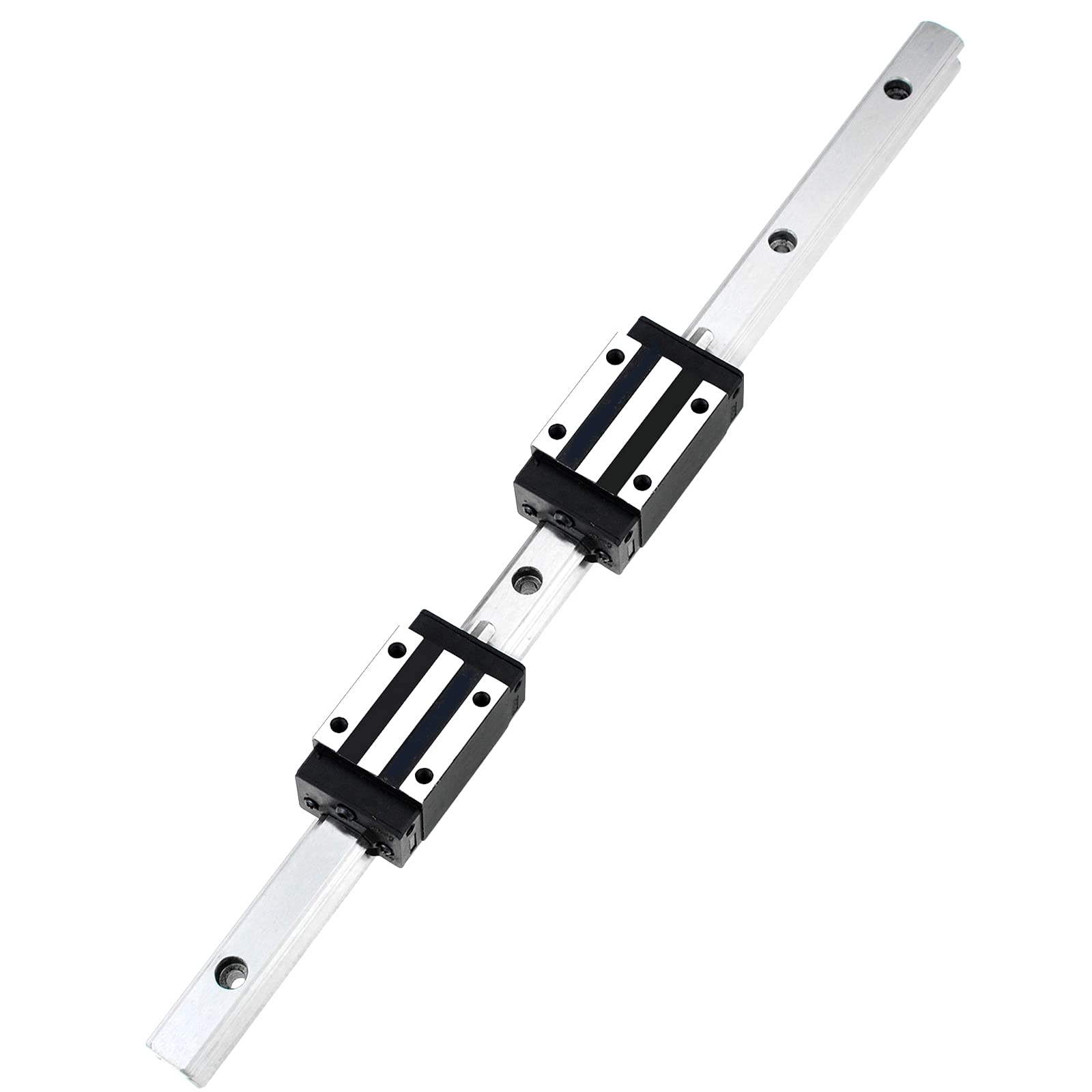 400mm HGR20 Linear Slide Rail with 2 pcs HGH20CA Block Carriage for CNC Machine and DIY Craft