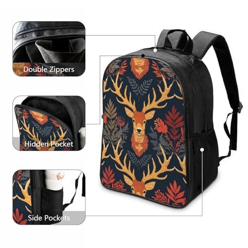 Sac à dos étudiant dessin animé Deer cartable imperméable 40cm léger