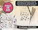 BEST PAPER GREETINGS Inspirational Cards with Envelopes - 60 Pack, 4 x 6 in, 6 Floral Designs - Christian Greeting Cards with Scripture Encouragement & Bible Verse Notes