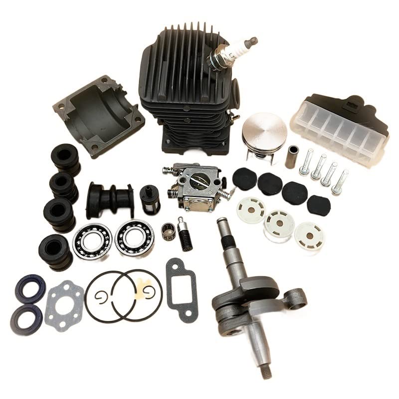 42.5MM części do pił łańcuchowych silnik zespół silnika tłok cylindra gaźnik AV bufor kompatybilny z Stihl MS250 MS230 025 023 MS 250 230 części zamienne
