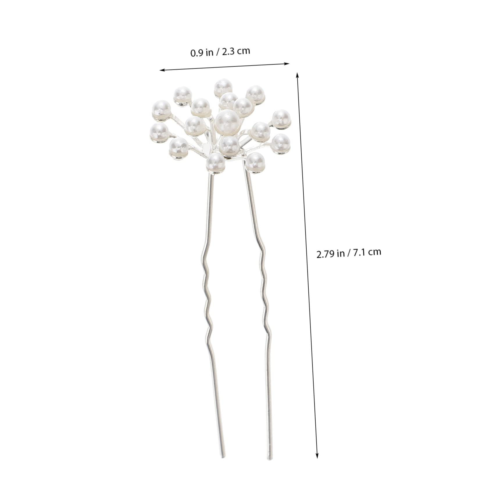 minkissy 80pezzi Fermagli Da Sposa Perle Da u Shape Con Design Gypsophila Per Nozze e Occasioni Speciali Accessori Eleganti Per Donne e Ragazze