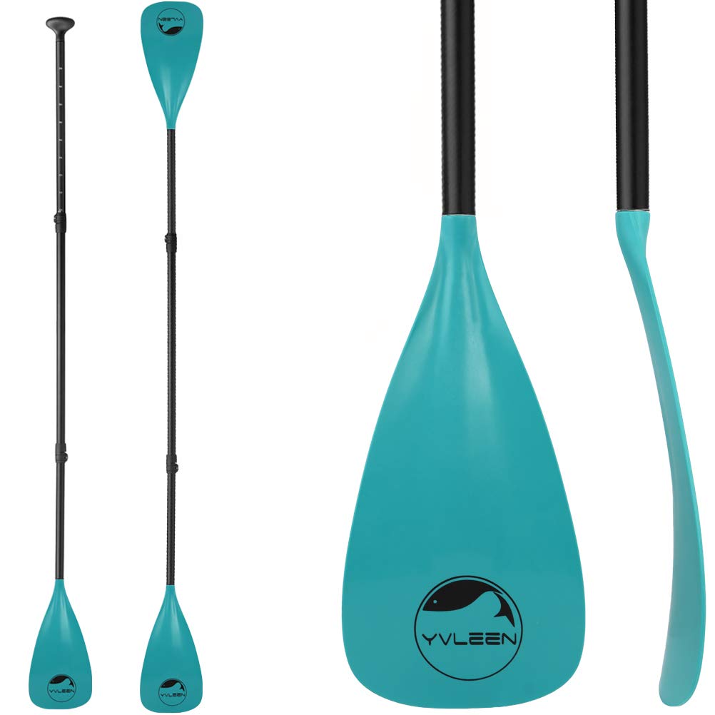 YVLEENSUP Paddle Board PaddleStand up Paddleboard Paddles Adjustable Aluminum 4-Piece Floating Kayak PaddleConvertible Paddle