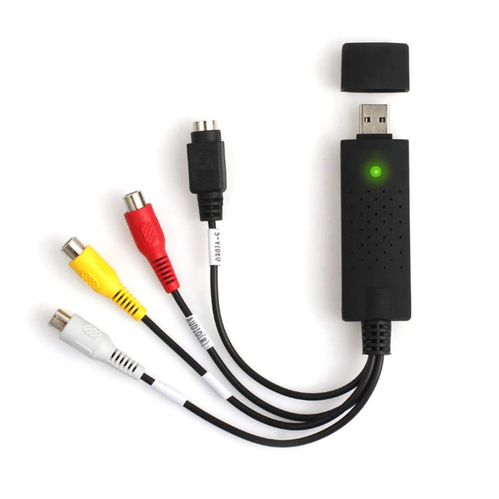 GuoQiao 1 Set Kit Dispositivo di acquisizione Video convertitore USB 2.0 da VHS a D per 10 videoregistratori in plastica + Metallo GuoQiao 1 Set Kit Dispositivo di acquisizione Video convertitore USB 2.0 da VHS a D per 10 videoregistratori in plastica + Metallo