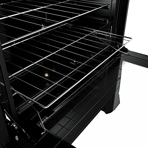 Fogão 5 Bocas Mueller Decorato Vetro Preto Fosco Bivolt com Mesa de Vidro