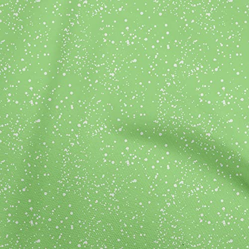 oneOone Viscose Jersey Light Green Fabric Dot Dress Material Fabric Print Fabric By The Yard 60 Inch Wide