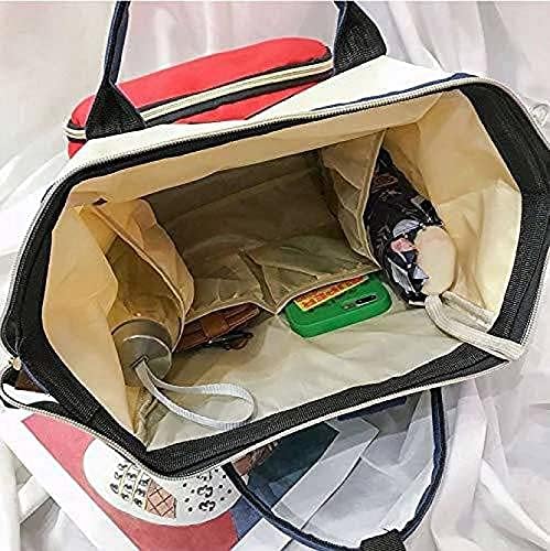 Image of Chinmay Kids Baby Diaper Backpack for New Born Baby Mother /Mom Stylish Polyester Organizer Bag for Casual Travel Outing & Traveling - Pink