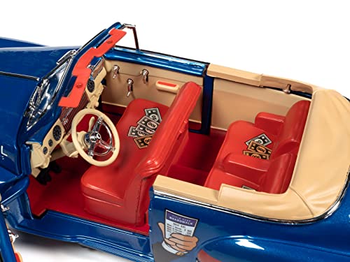 AW AUTO WORLD Silver Screen Machines - Monopoly 1947 Cadillac Convertible miniatura 3