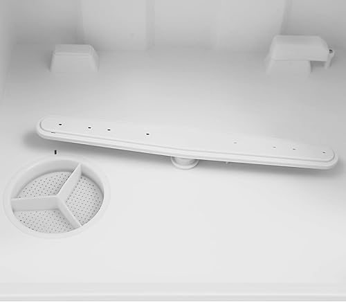 Miniatura 9 de Lavavajillas portátil para encimera, 4 programas de lavado, lavavajillas neutro independiente con tanque de agua integrado de 9 L, 1200 W 360  de