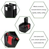 Shentec 14.4V Ni-MH Replacement for Bosch Battery BAT038 BAT040 BAT041 BAT140 BAT159 2607335275 2607335276 2607335533 2607335534 2607335465 2607335678 2607335685 2607335711 - Image 6