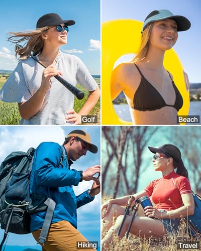 Image of GADIEMKENSD UPF50+ Protect UV Camo Hats with Folding Brim for Men and Women Unstructured
