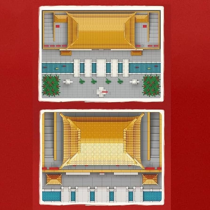 Amazon.co.jp: 建築天安門ビルディングブロック 4788 ピース