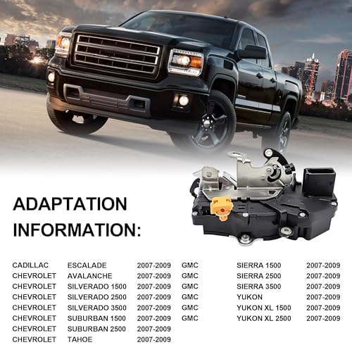 Image of HiSport Door Lock Actuator Front Left 931303 15785123 - Compatible with Cadillac Escalade Avalanche Silverado 1500 2500 3500 Suburban 1500 2500 Tahoe GMC Sierra 1500 2500 3500 Yukon XL 1500 2500