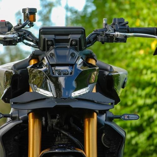 Aileron aérodynamique pour MT-09 becquet avant inférieur noir moto 2024 2025