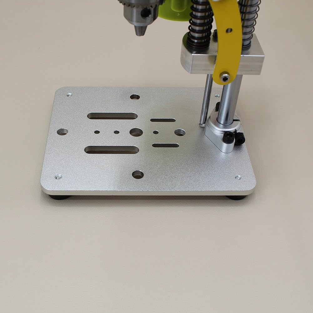 Wodsty - Mini prensa de taladro con motor 795 CC, portabrocas B10 de 0,8 a 6 mm, máquina de perforación portátil de mesa de madera, plástico y aluminio para CNC DIY